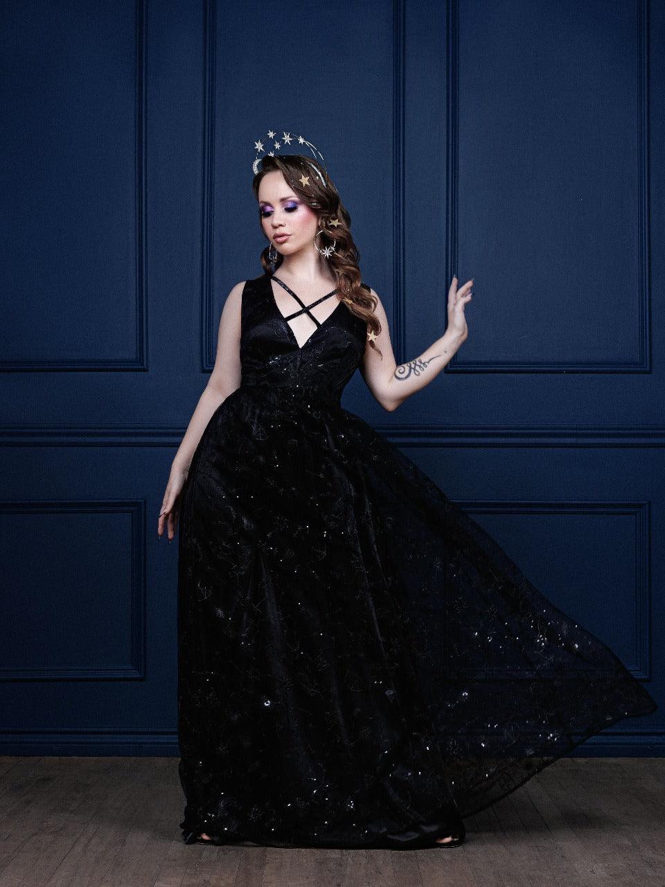 Celestial Dress - Black KATAKOMB Celestial Dress - Black KATAKOMB