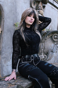 Lattice Sheer Top