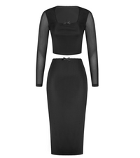 Mesh Two-Piece Set