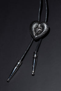 Skull Flower Bolo Tie