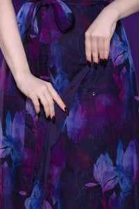 Winona Maxi Dress - Purple Floral