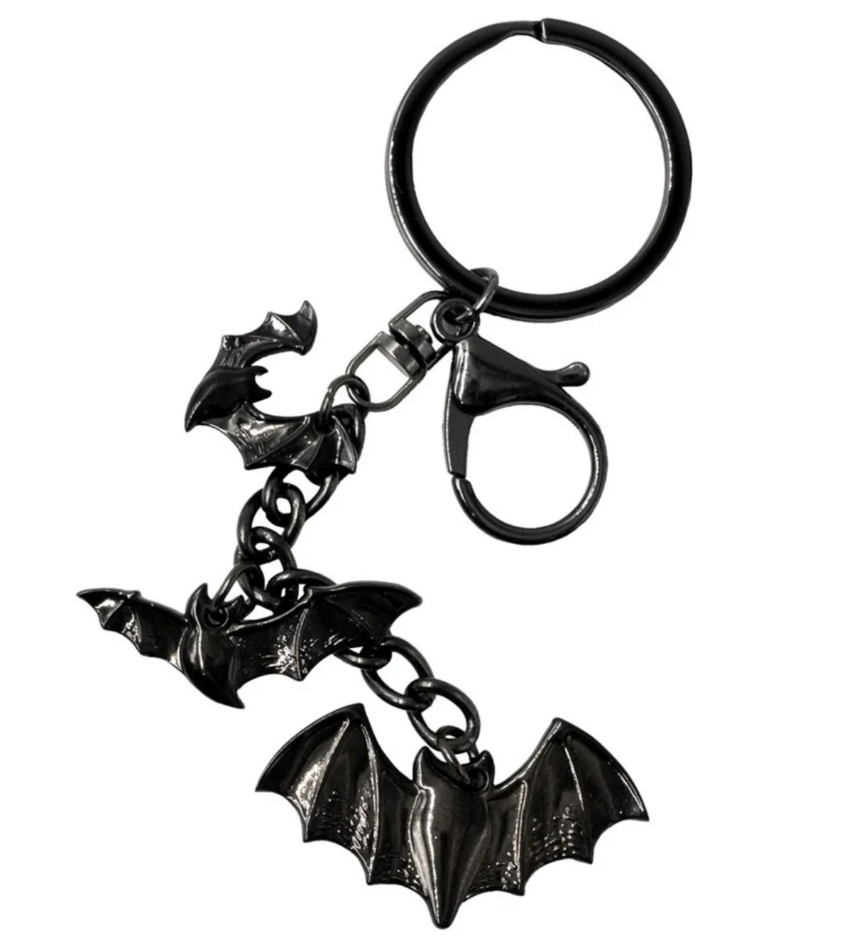 Flying Bat Charms Keychain