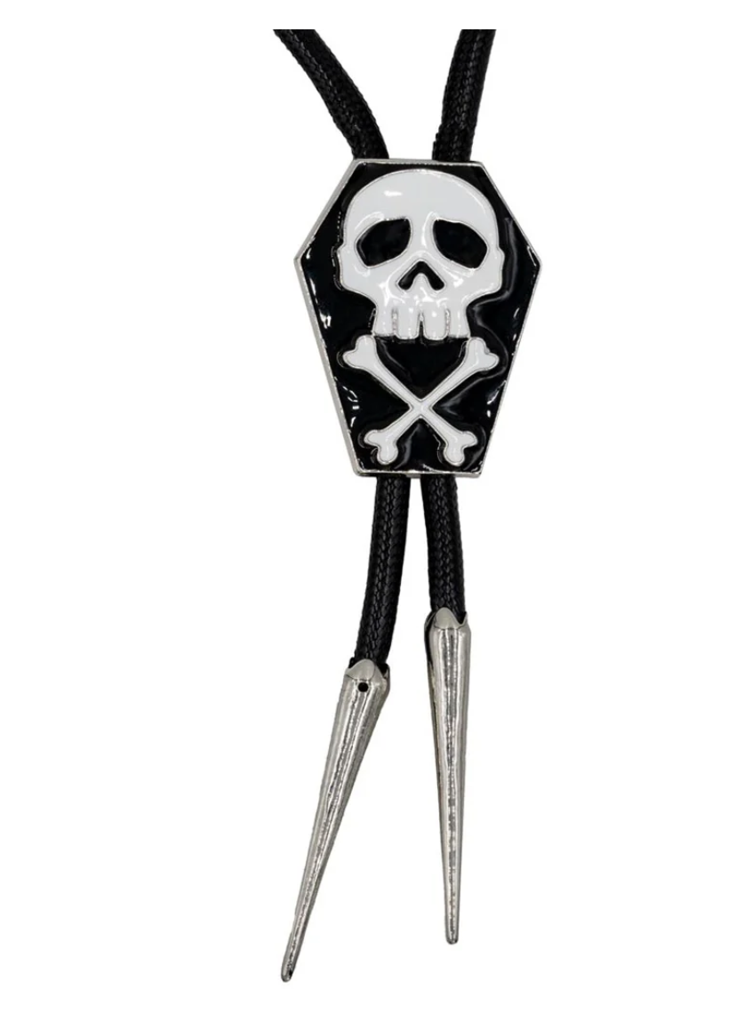 Coffin Skull Bones Bolo
