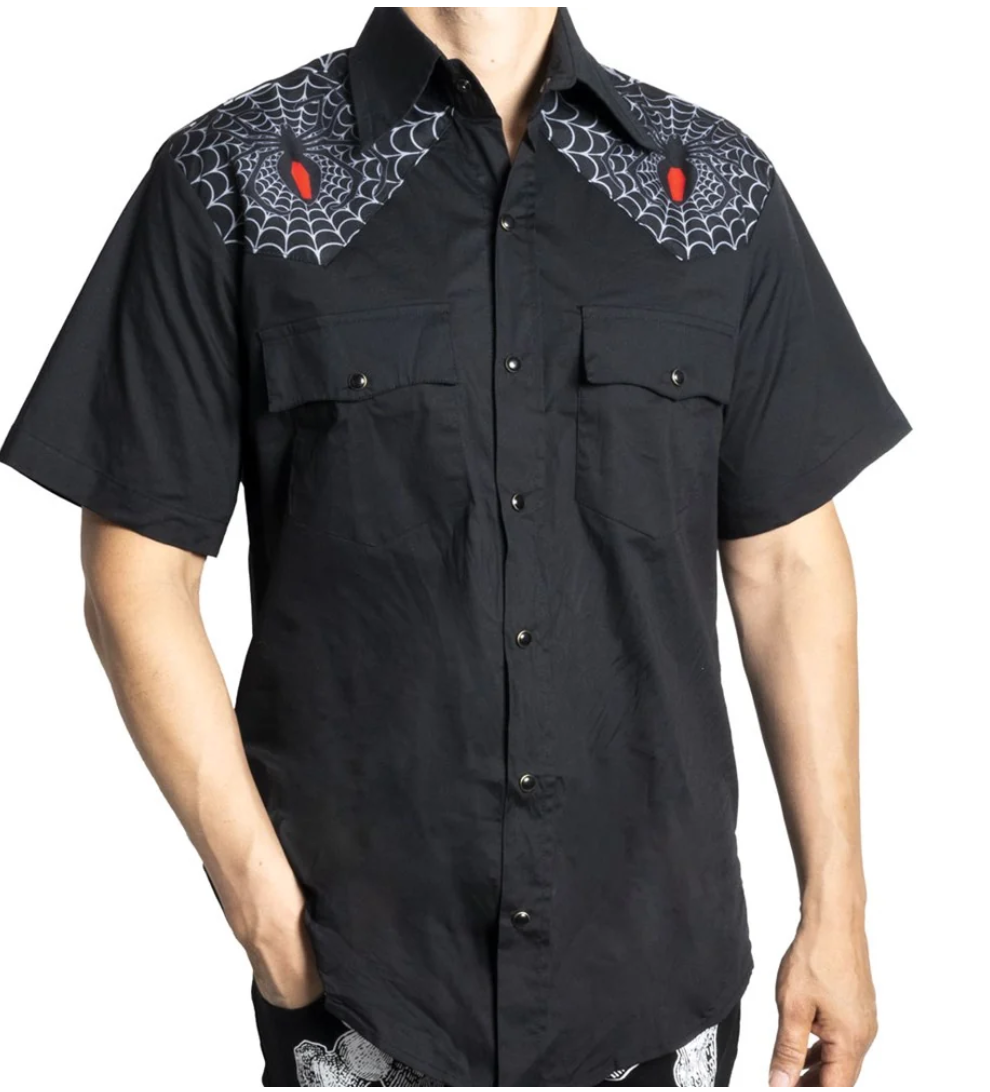 Black Widow Western Shirt