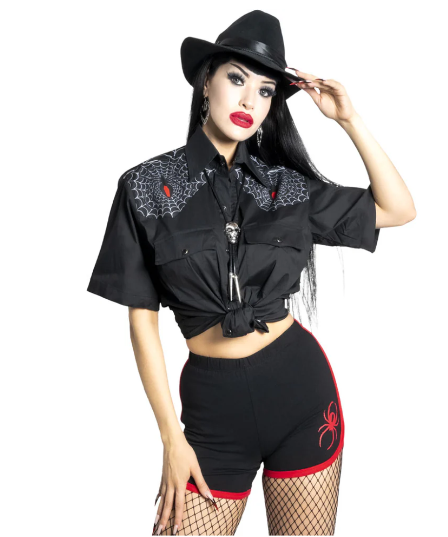 Black Widow Western Shirt