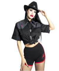 Black Widow Western Shirt