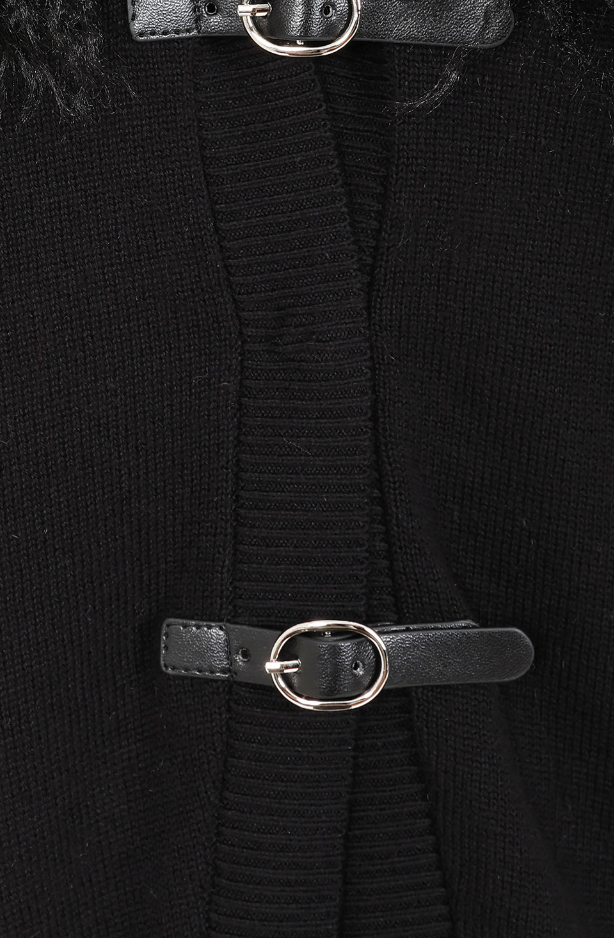 Wicked Rose Cardigan - Black
