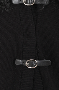 Wicked Rose Cardigan - Black
