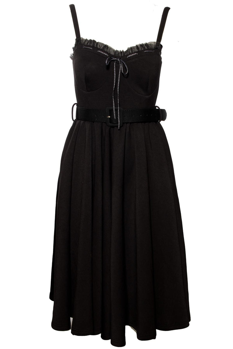 Love Bites Swing Dress - Black KATAKOMB Love Bites Swing Dress - Black KATAKOMB