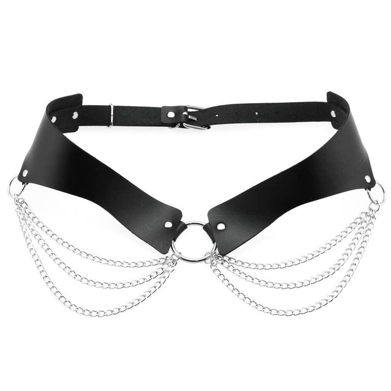 Designed by KATAKOMB, the Vamp Chain Belt delivers statement style with one‑size‑fits‑most versatility; layer it over your favorite outfit to add texture, movement and a modern rebellious flair.