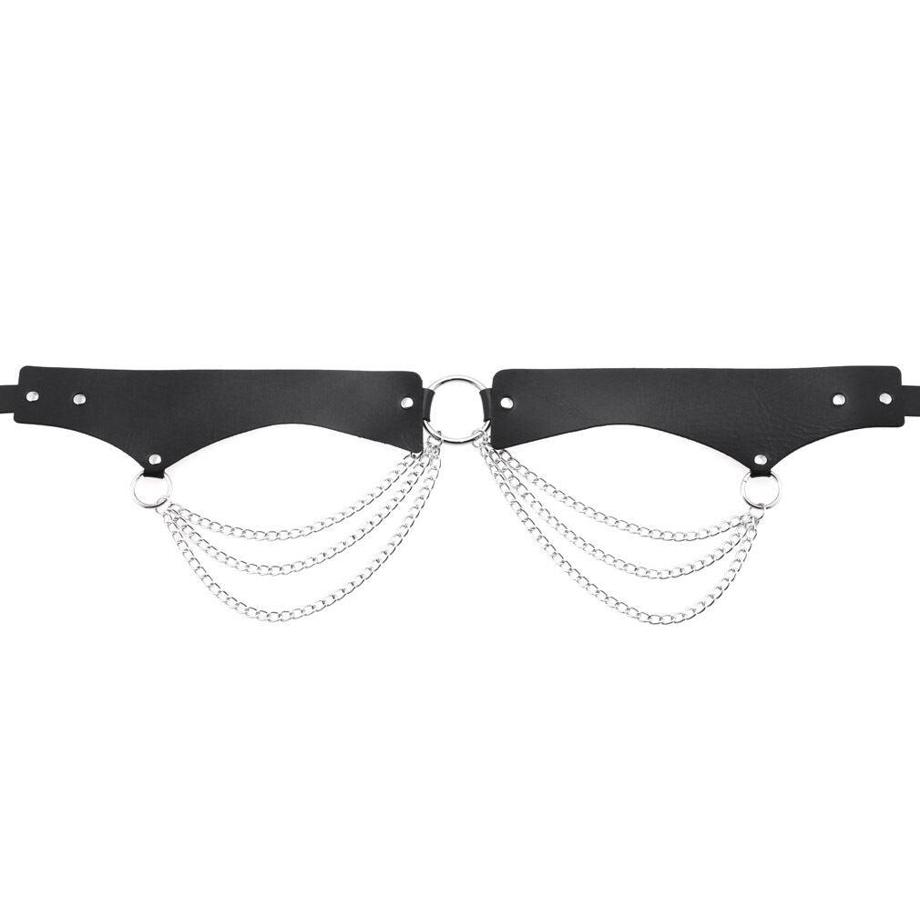 The Vamp Chain Belt is the perfect finishing touch to your accessories collection—crafted with chunky chain detailing and a minimalist adjustable fit, this belt brings goth‑rock sophistication to everyday wear.