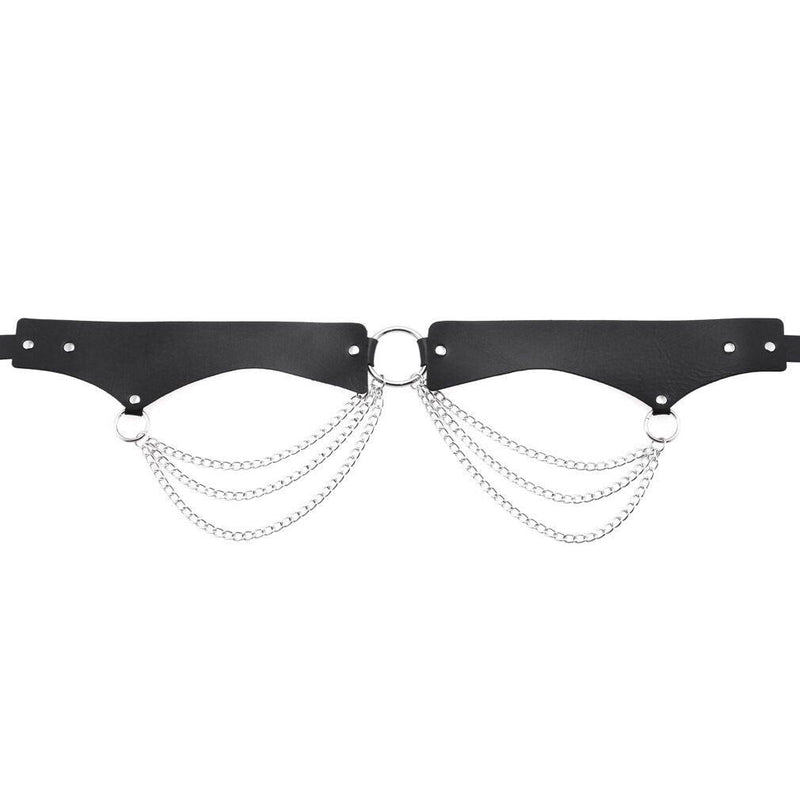 The Vamp Chain Belt is the perfect finishing touch to your accessories collection—crafted with chunky chain detailing and a minimalist adjustable fit, this belt brings goth‑rock sophistication to everyday wear.