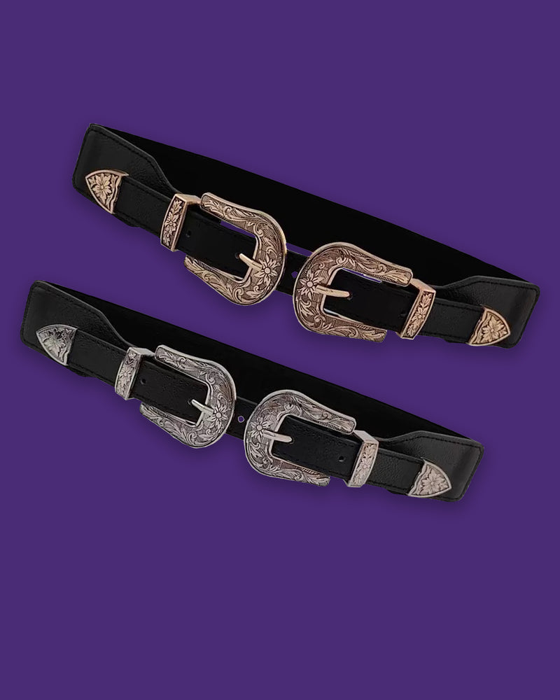 Elegant stretch waist belt available in silver or gold, designed to fit most body types. This flexible, one-size-fits-most belt adds a stylish, shimmering accent to any outfit while comfortably defining the waist for a polished look.