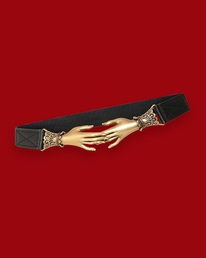 Retro Gilded Embrace Elastic Belt