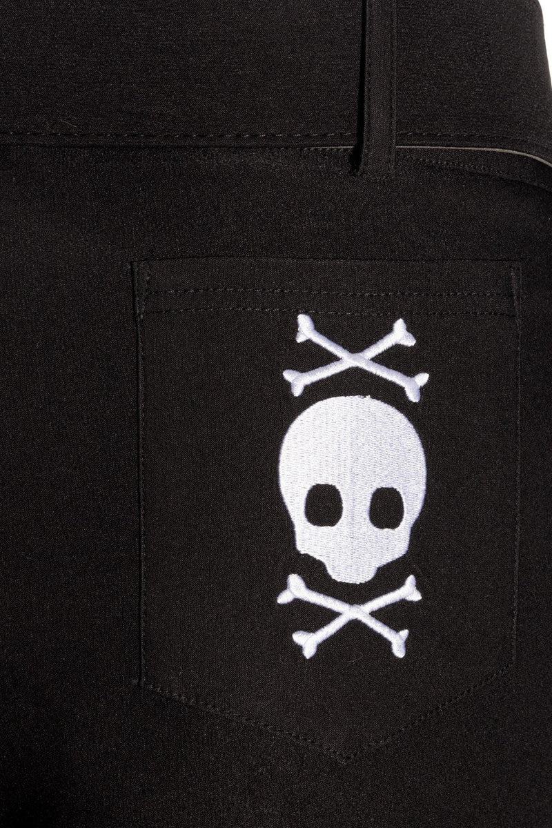 PRE-ORDER Capri Pants - Skull Embroidery