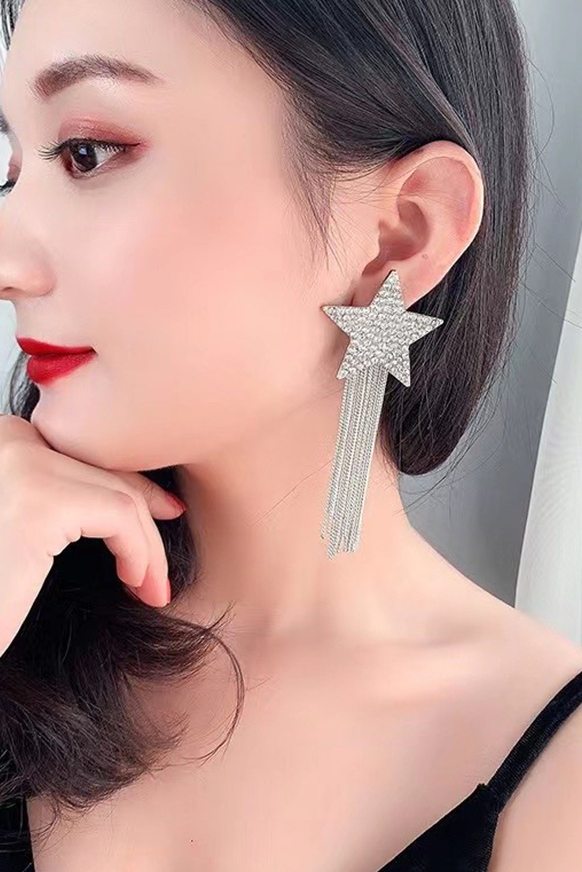 Star Fringe Earrings