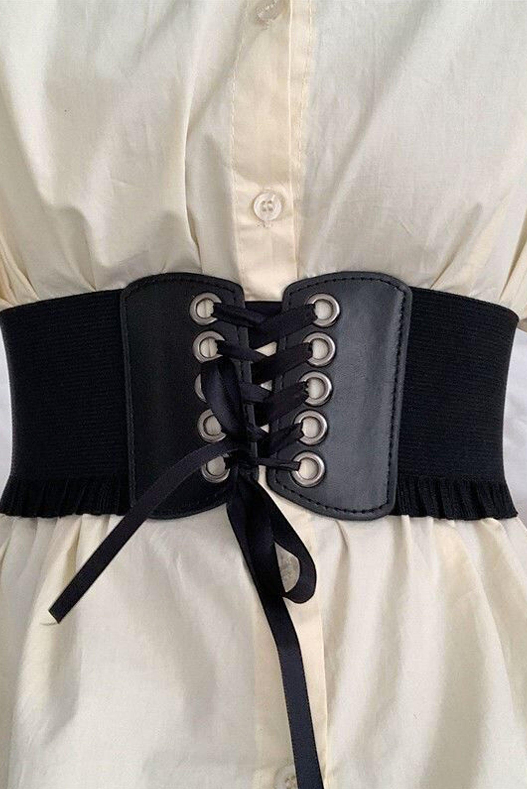 lockable corset belt