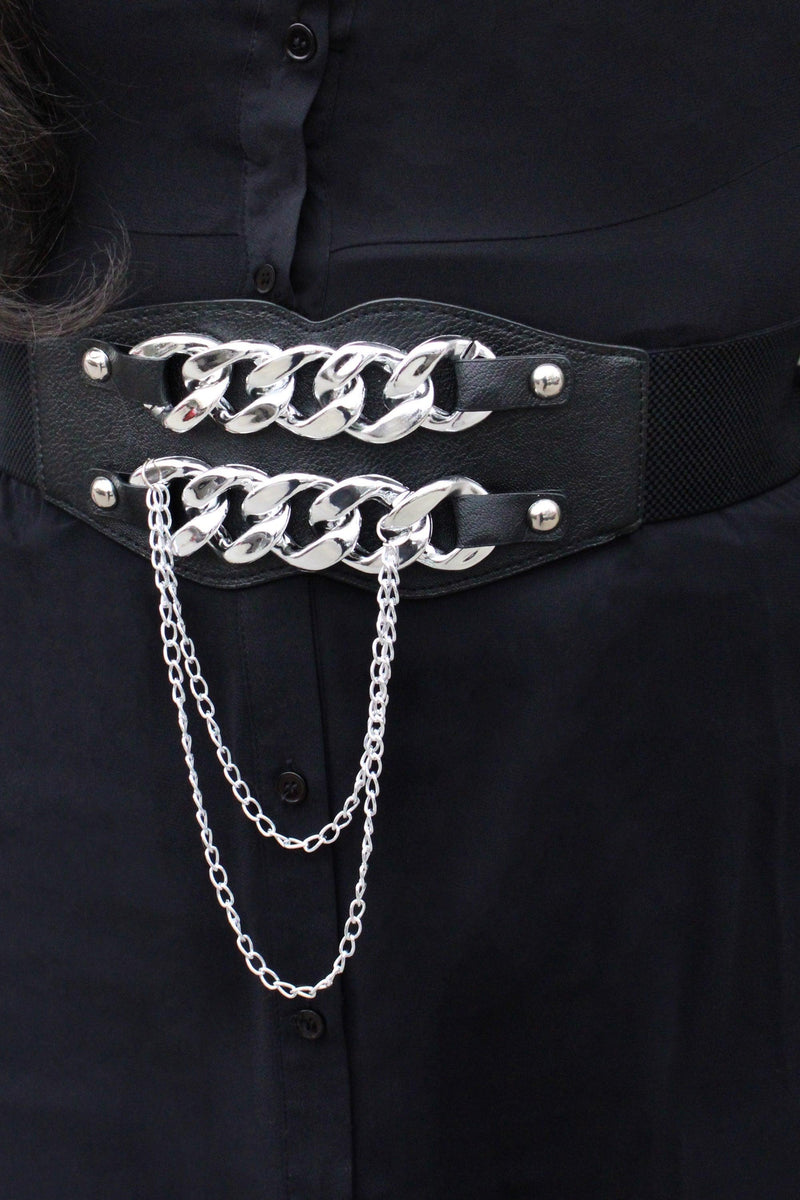 Turn heads with the Punk Chain Belt by KATAKOMB—a statement accessory featuring high-impact metal links and a snap-back design that fits seamlessly at one size. Whether you’re going for punk, grunge or high-fashion edge, this chain belt promises to complete your bold look.