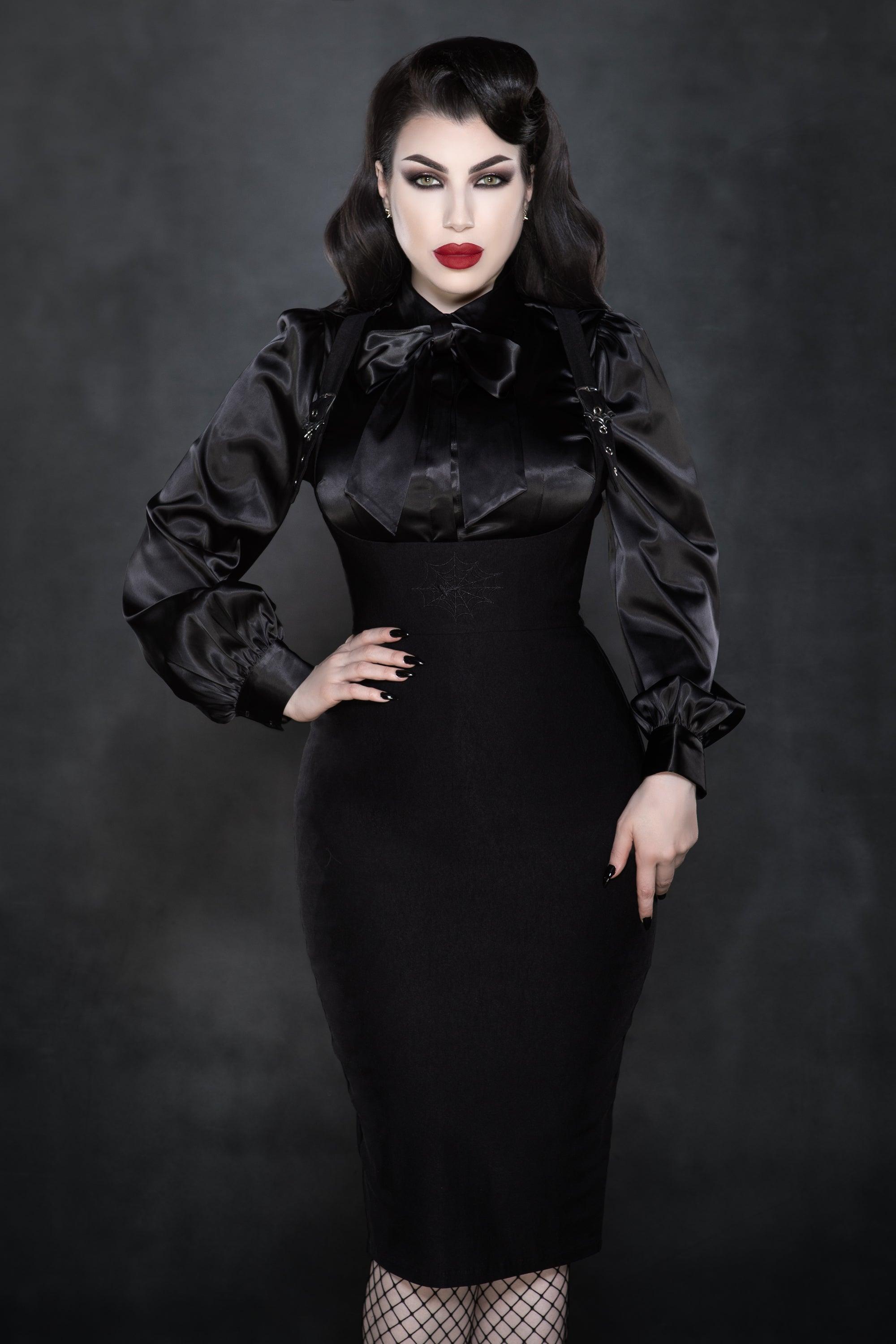 Webbed Suspender Skirt – KATAKOMB