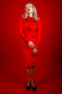 June Dress - Red
